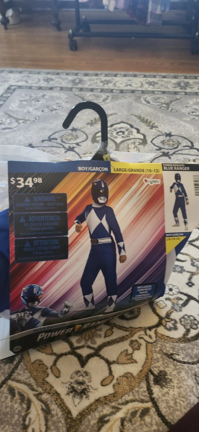 Power Rangers Blue Ranger Costume Large 10-12