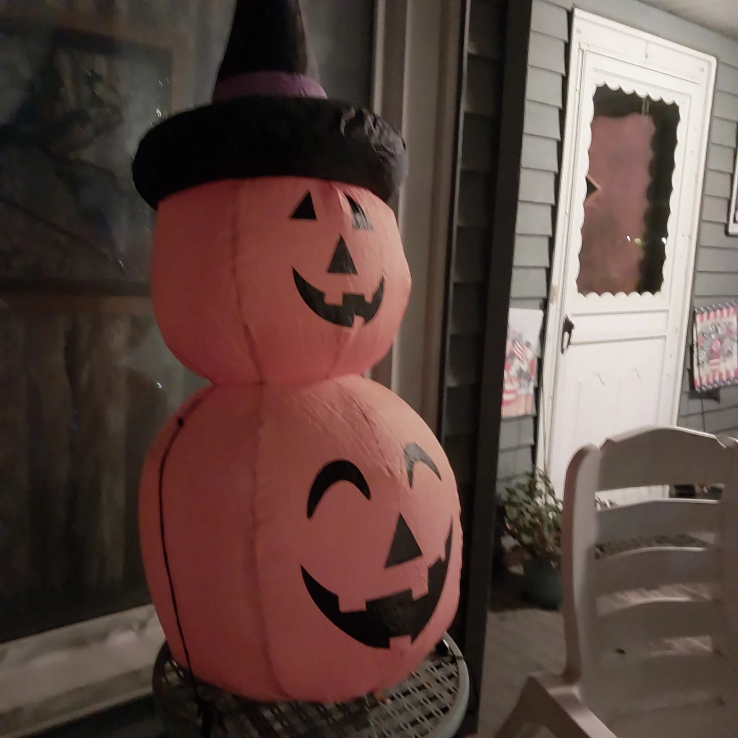 Halloween Huntington Home 4ft Inflatable Halloween Pumpkin