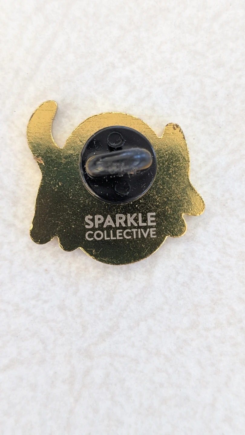 Sparkle Collective donut cat enamel pin - photo 2