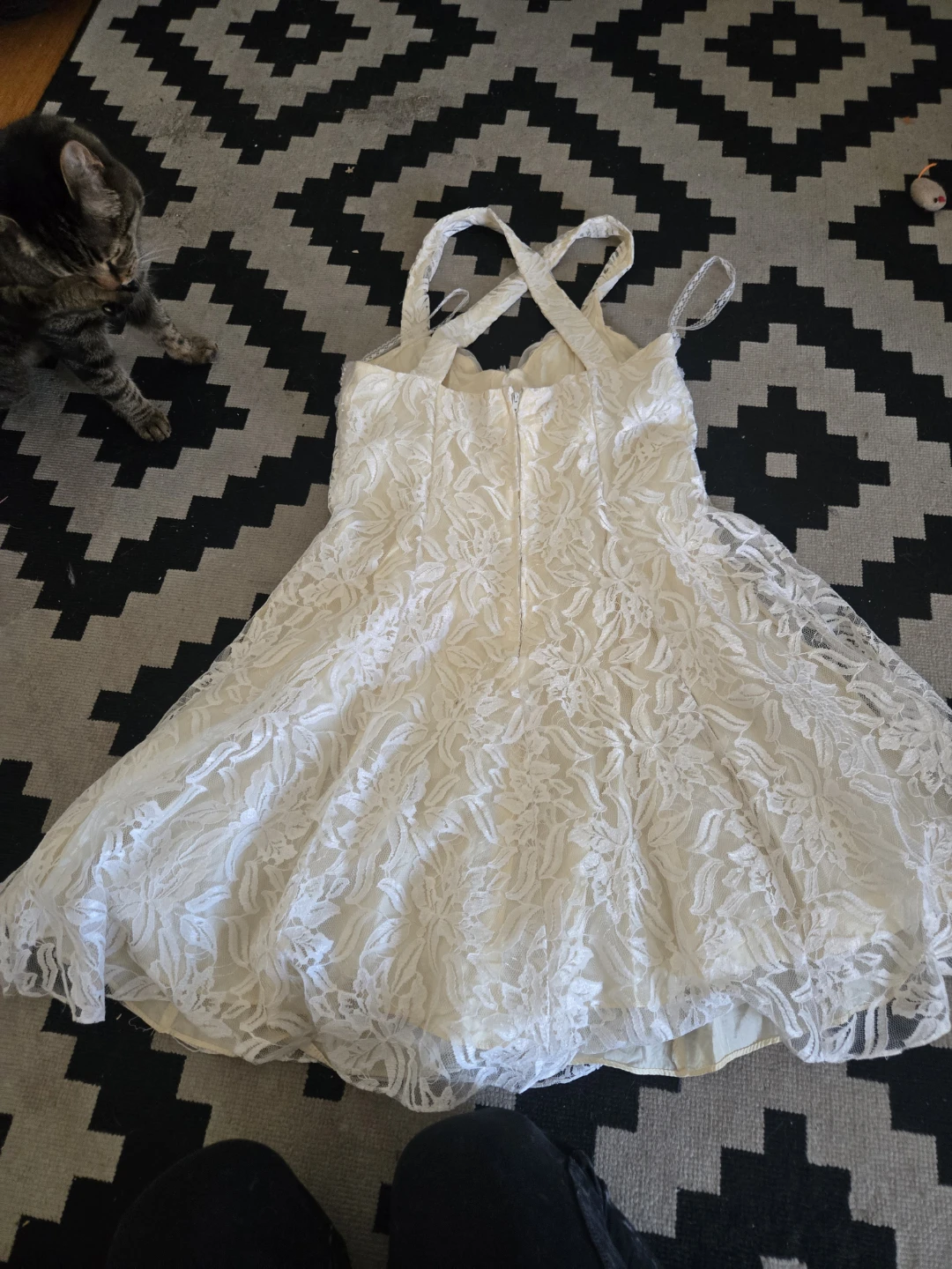 Masquerade Los Angeles White Lace Dress