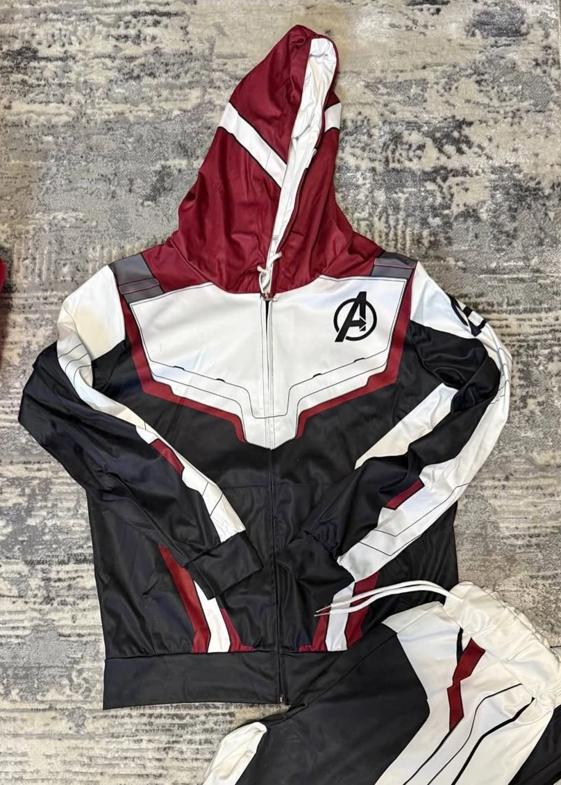 Avengers Quantum Realm Zip-Up Hoodie and Pants Set