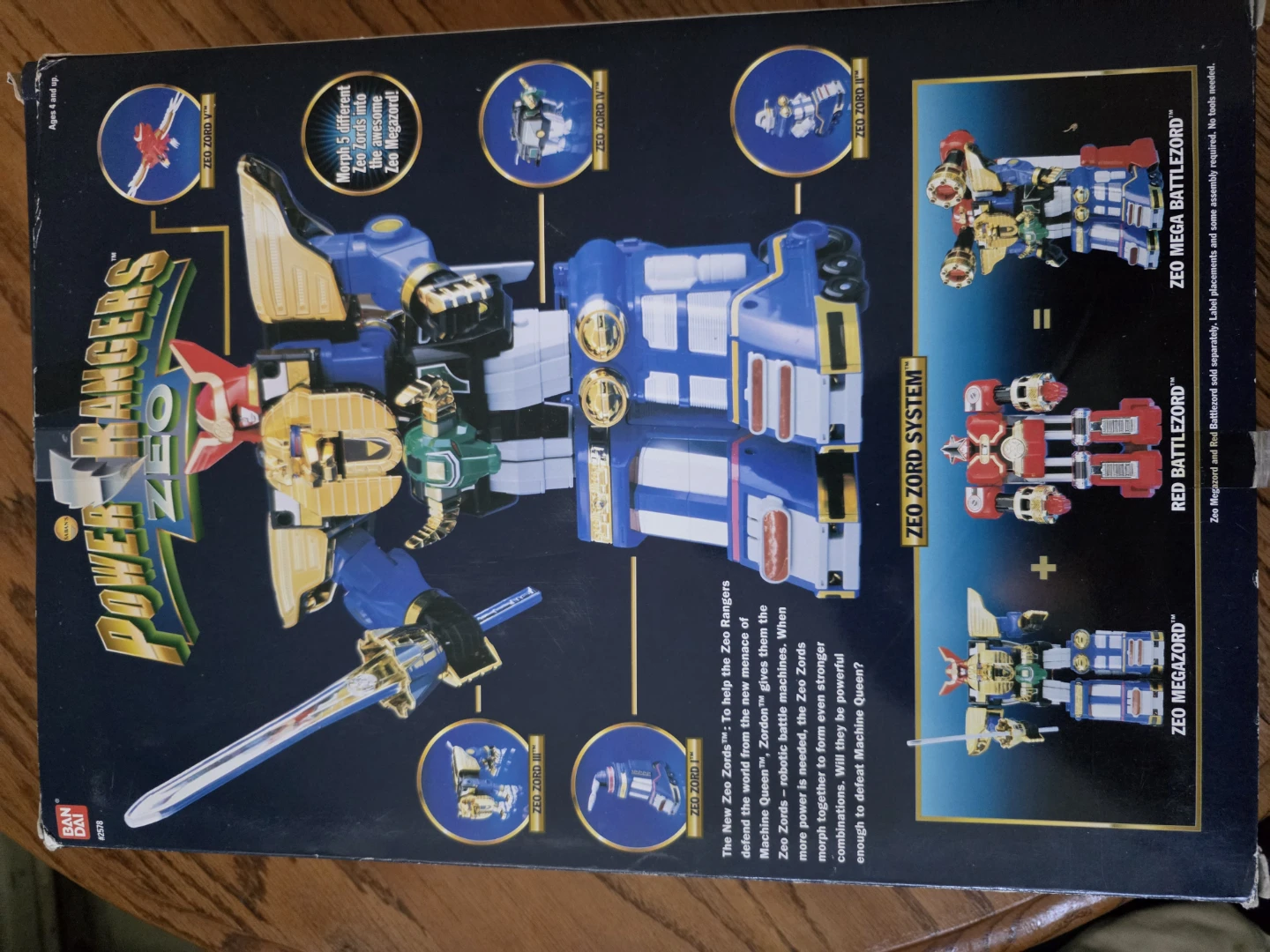 Bandai Power Rangers Zeo Deluxe Megazord - photo 2