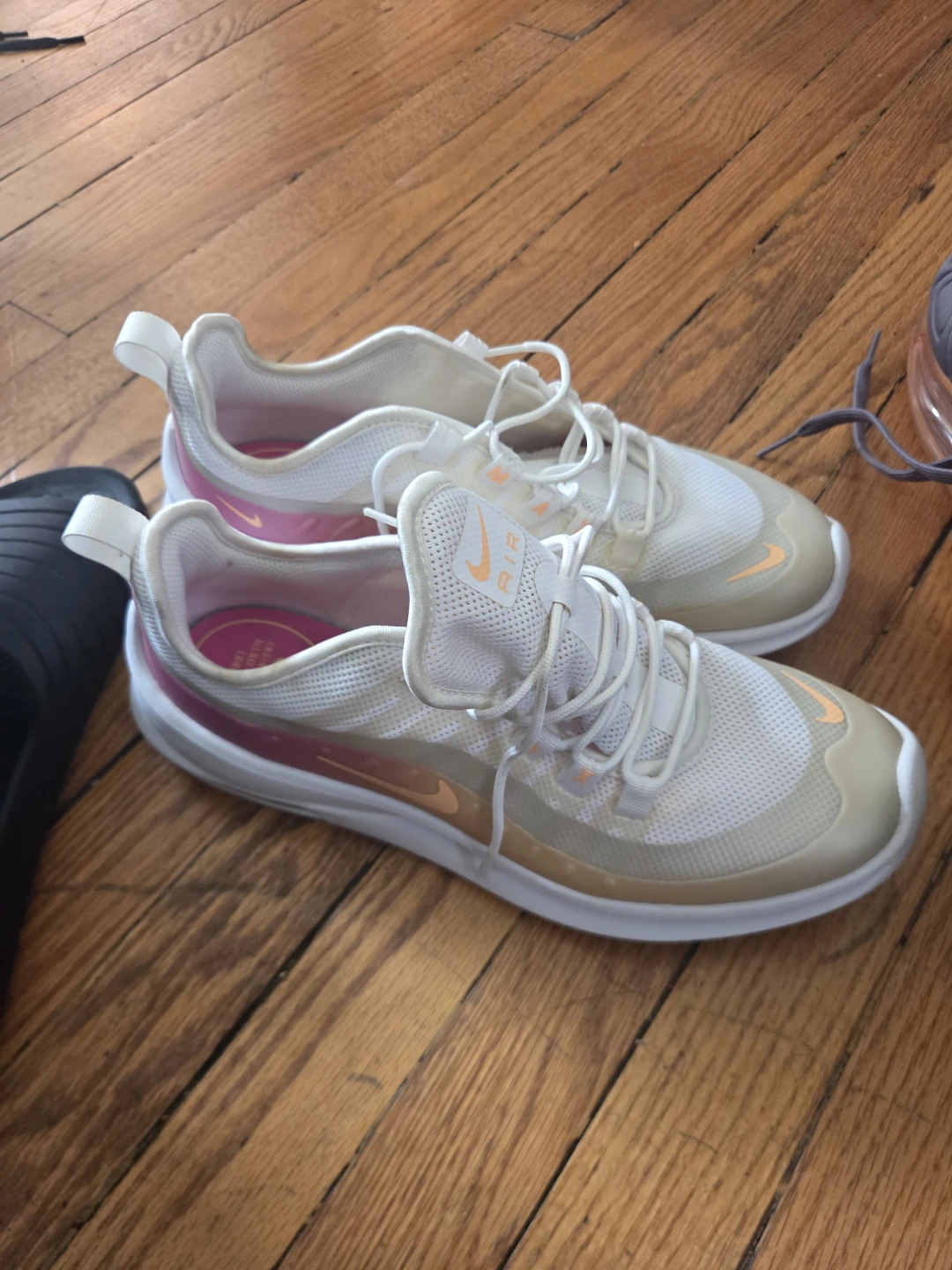 Nike Air Max Sneakers White and Pink - photo 4