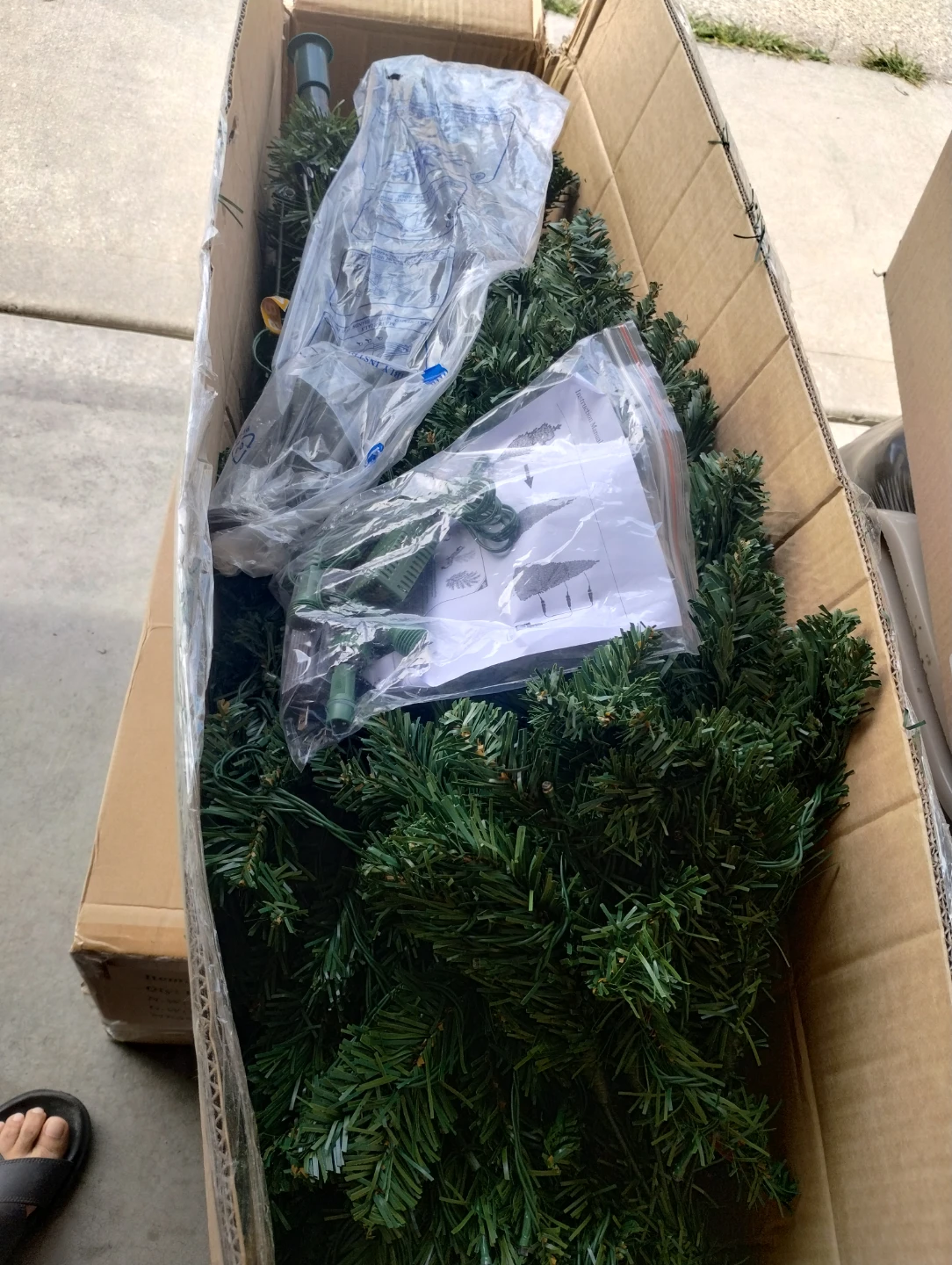 Artificial Christmas Tree with LED Lights