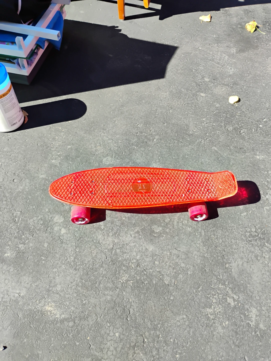 Penny Plastic Skateboard Red