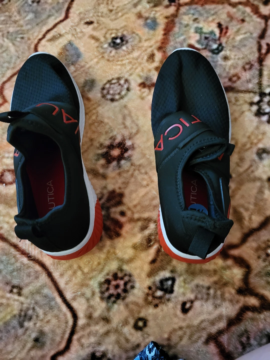 Nautica Black Slip-On Shoes - Size 7.5