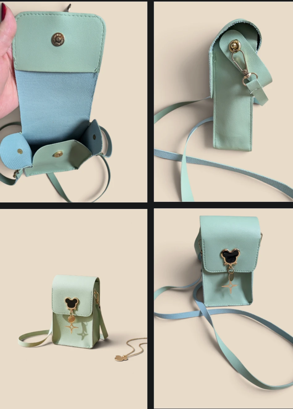Mint Green Crossbody Phone Bag - photo 2