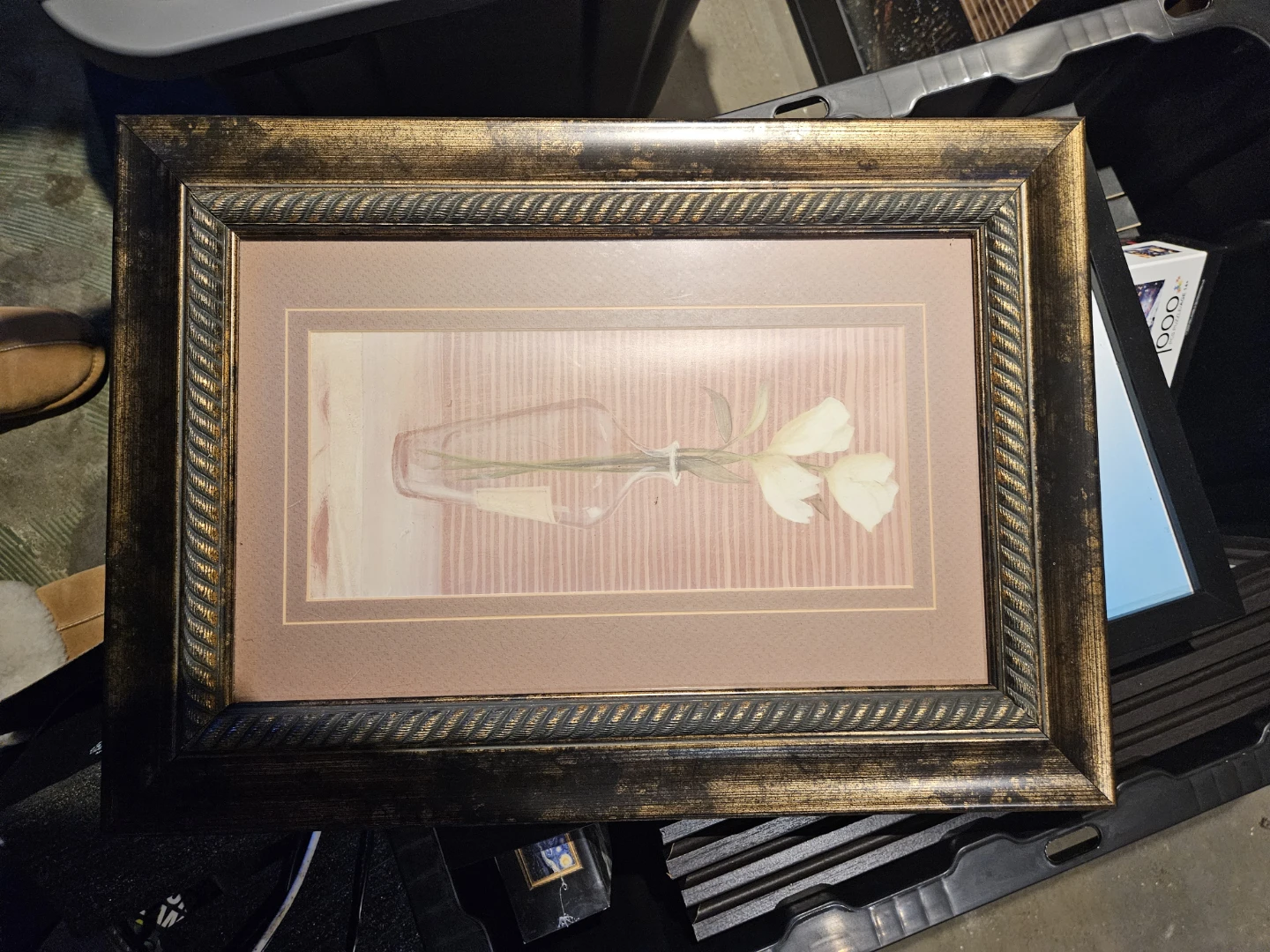 Set of two floral framed prints - photo 3