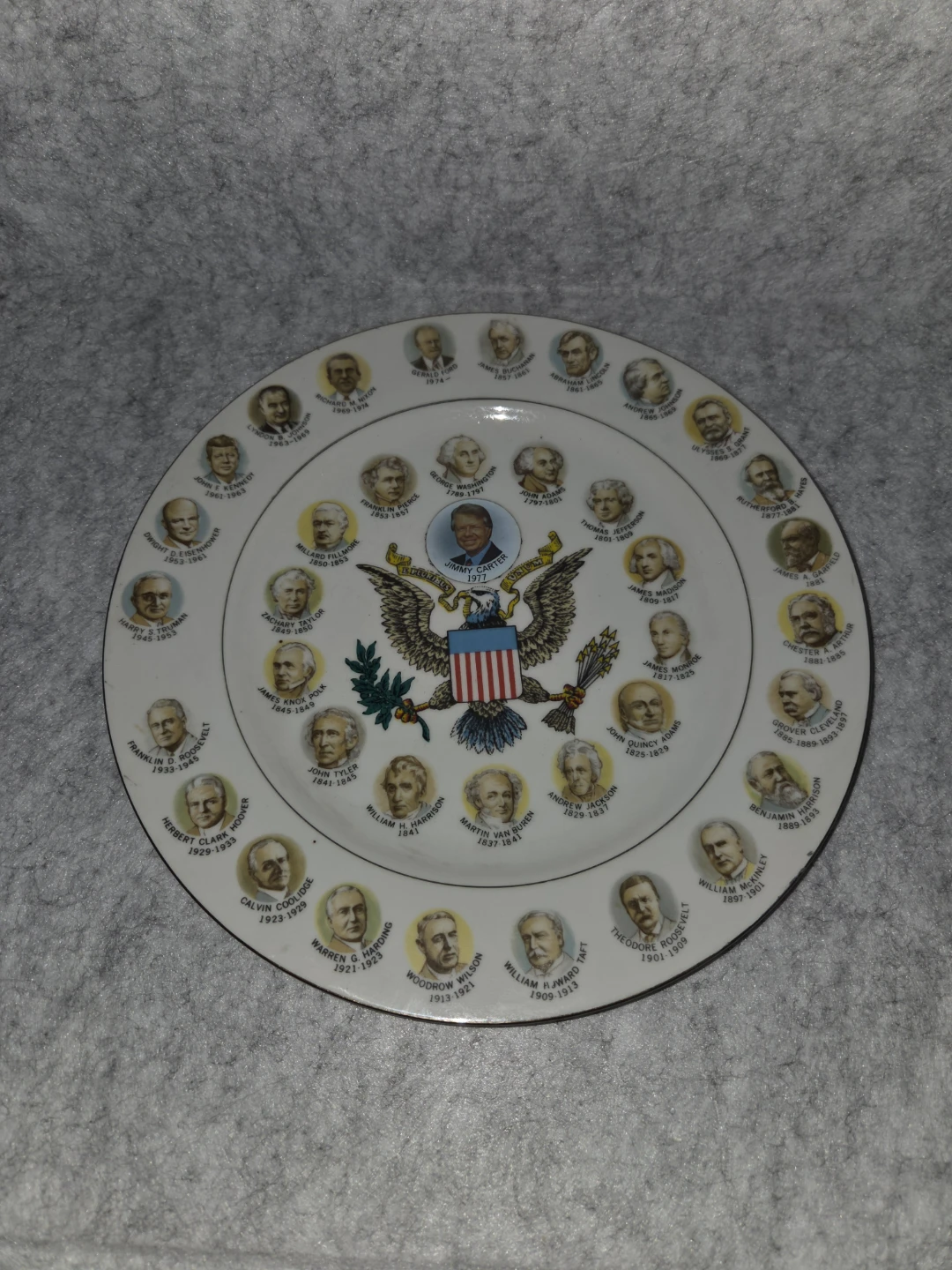 Two Hundred Years of Presidents Commemorative Plate