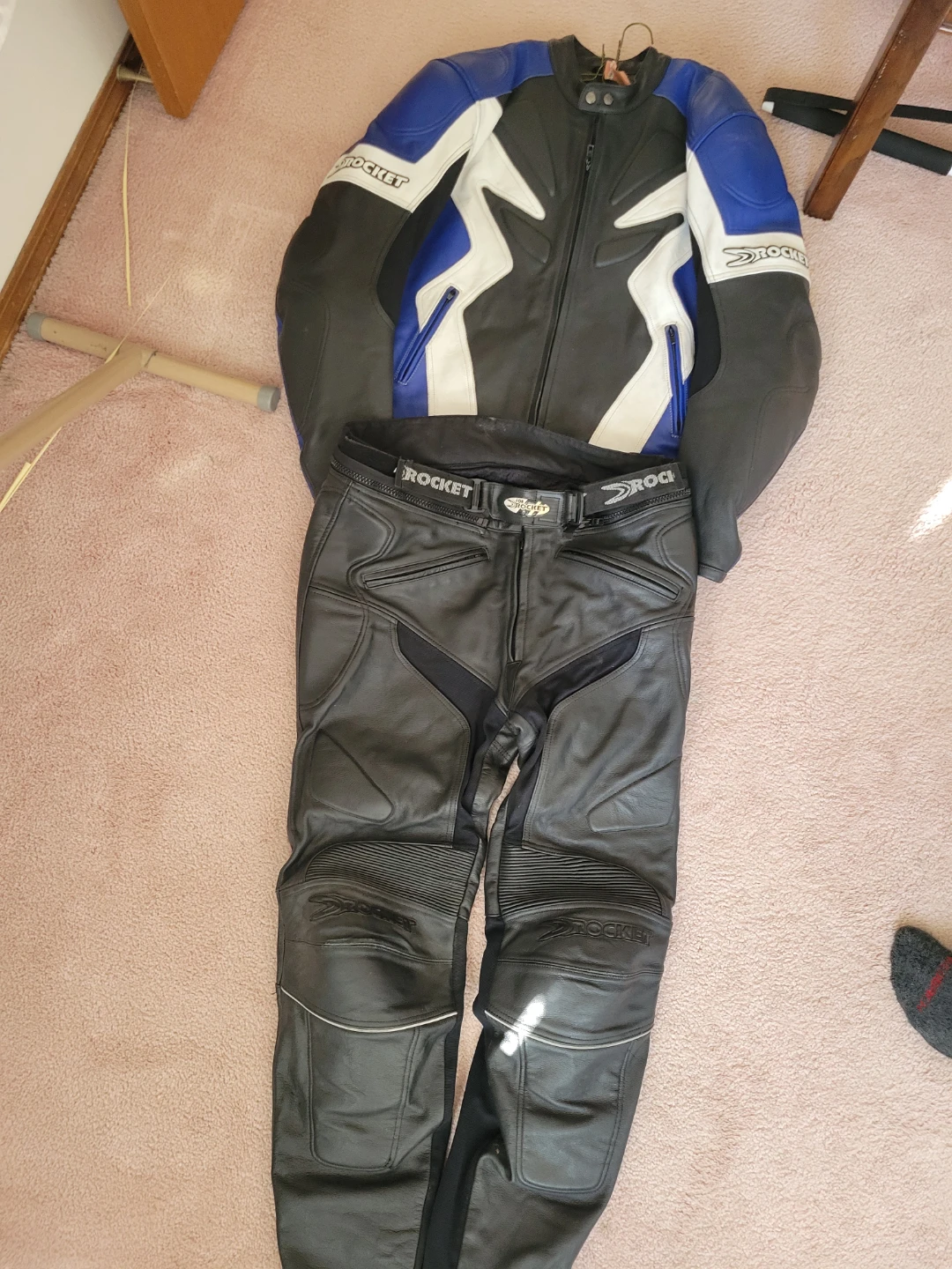 Joe Rocket Leather Motorcycle Suit