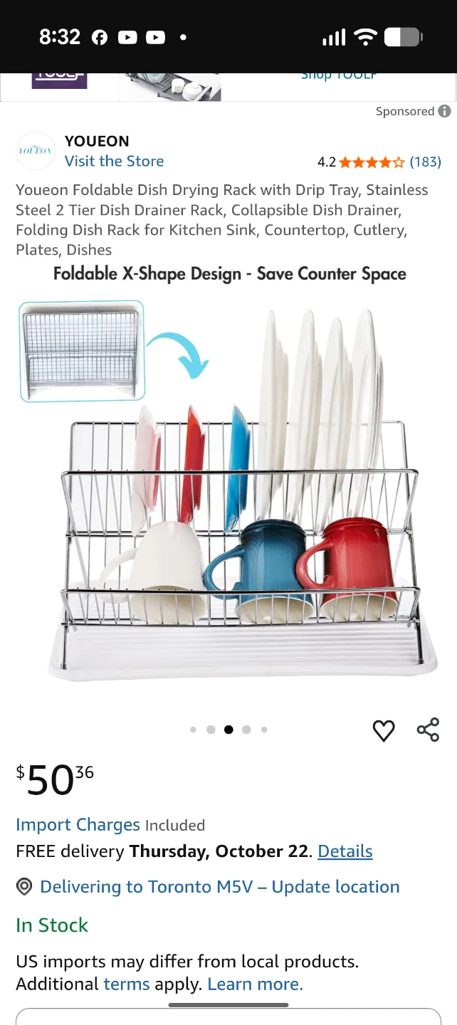 Foldable Metal Dishrack & Food Grater - photo 4