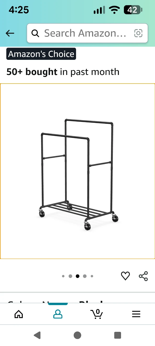 Clothing Rack- Heavy-Duty Double-Rod Clothes Rack - photo 3
