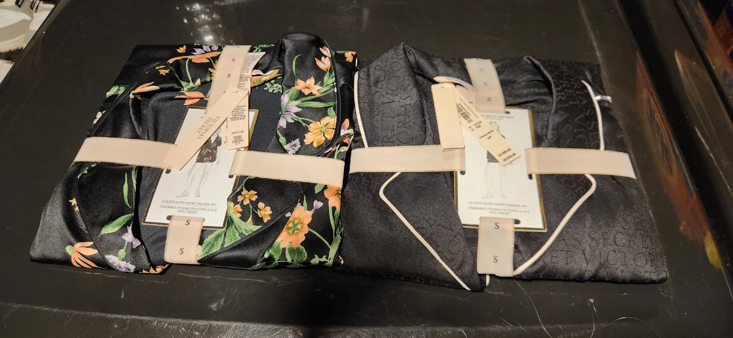 Victoria's Secret Glazed Satin Short Pajama Sets