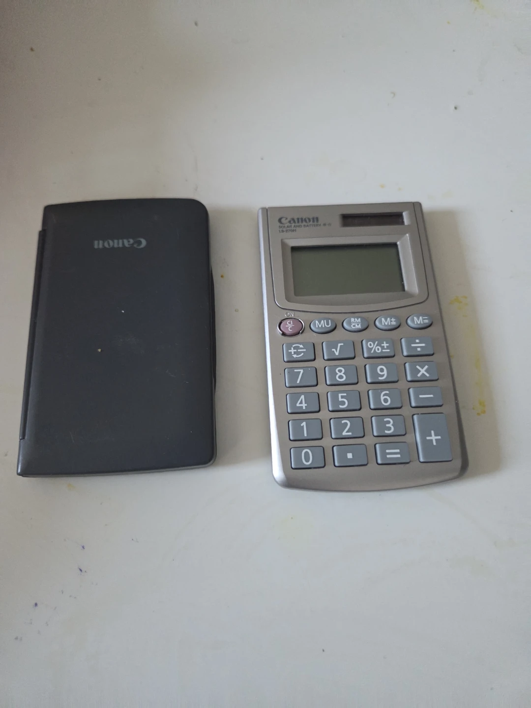 Two Canon Calculators LS-260H and LS-270H - photo 2