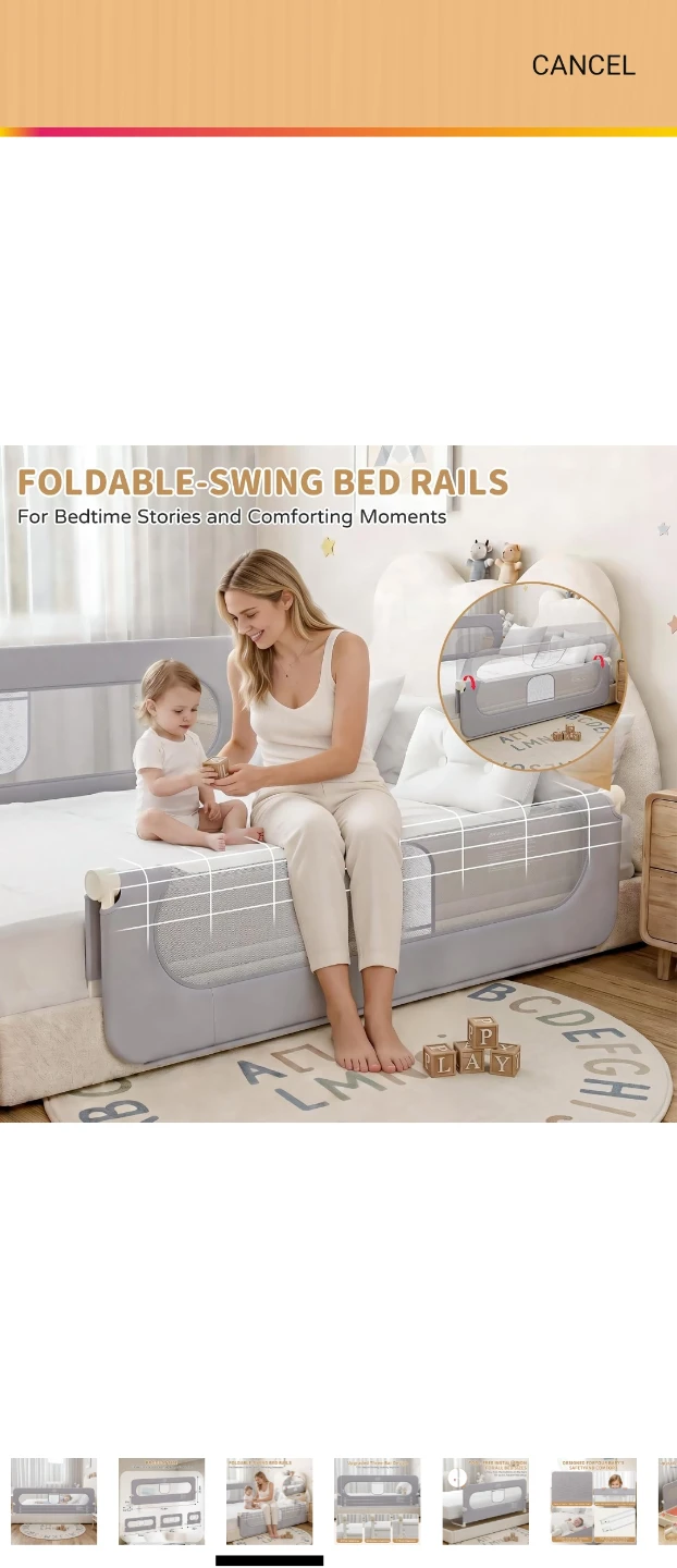 Foldable Baby Bed Rail - photo 3