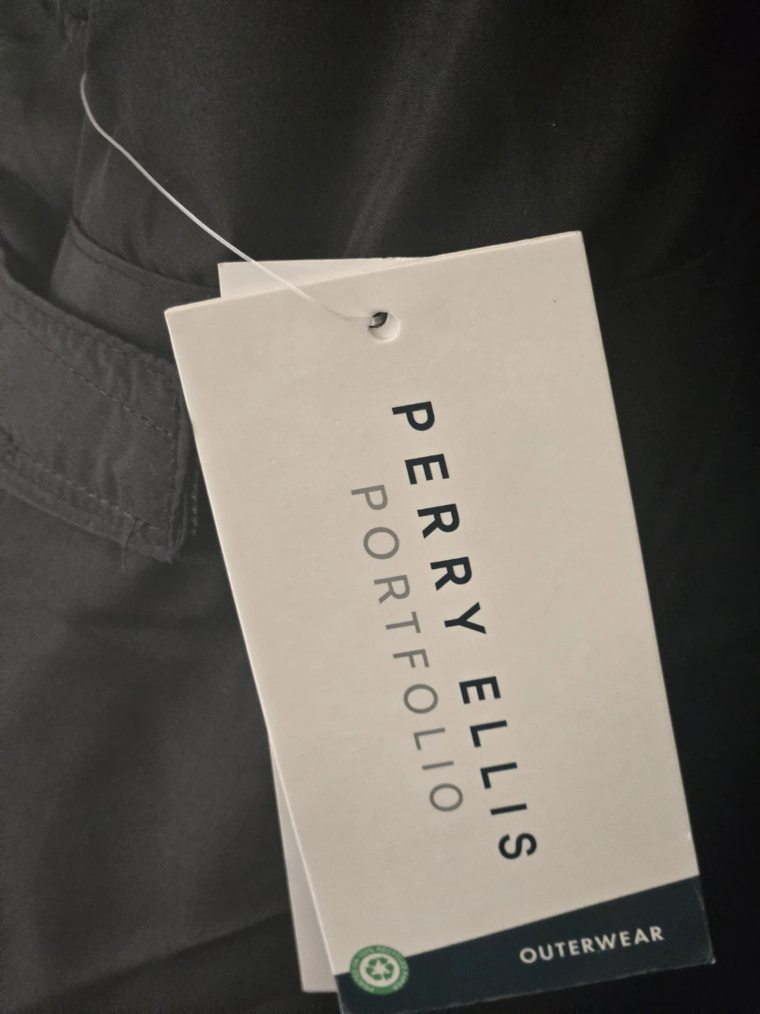Perry Ellis Portfolio Black Bib Overalls Size L - photo 3