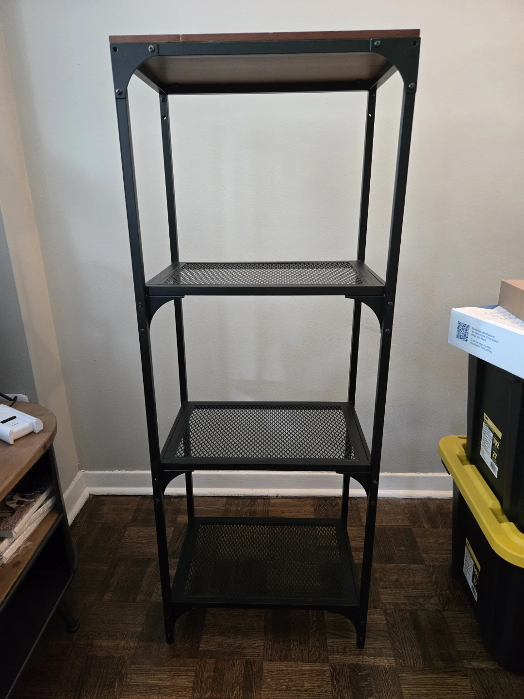 IKEA Fjallbo Black Frame shelf