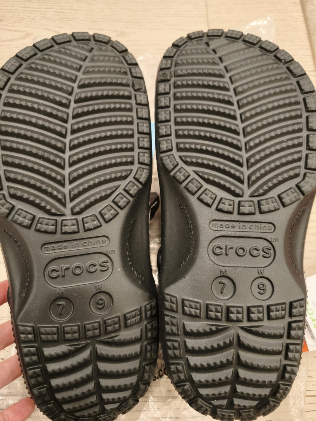 Crocs Classic Clogs Black - M7/W9 - photo 2
