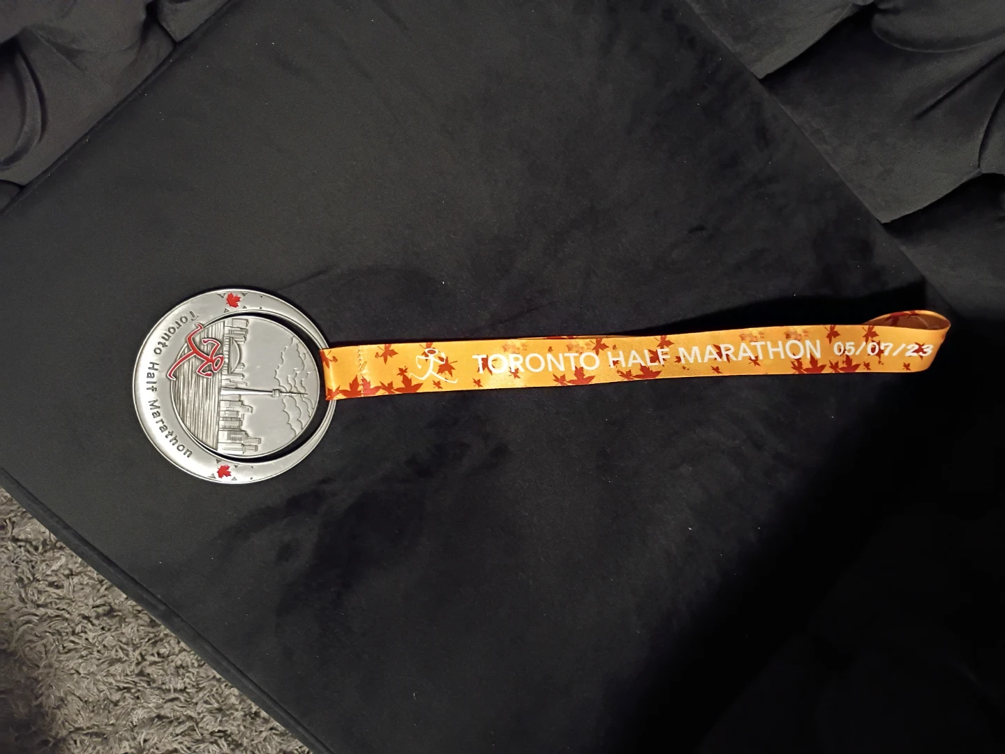 Toronto Half Marathon Finisher Medal 2023