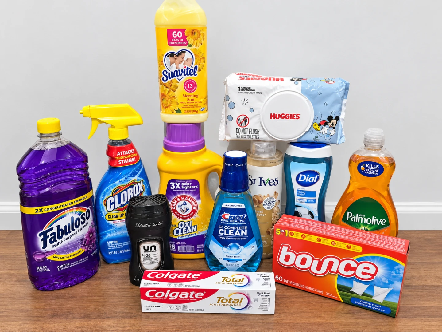 Household Cleaning and Personal Care Products Bundle