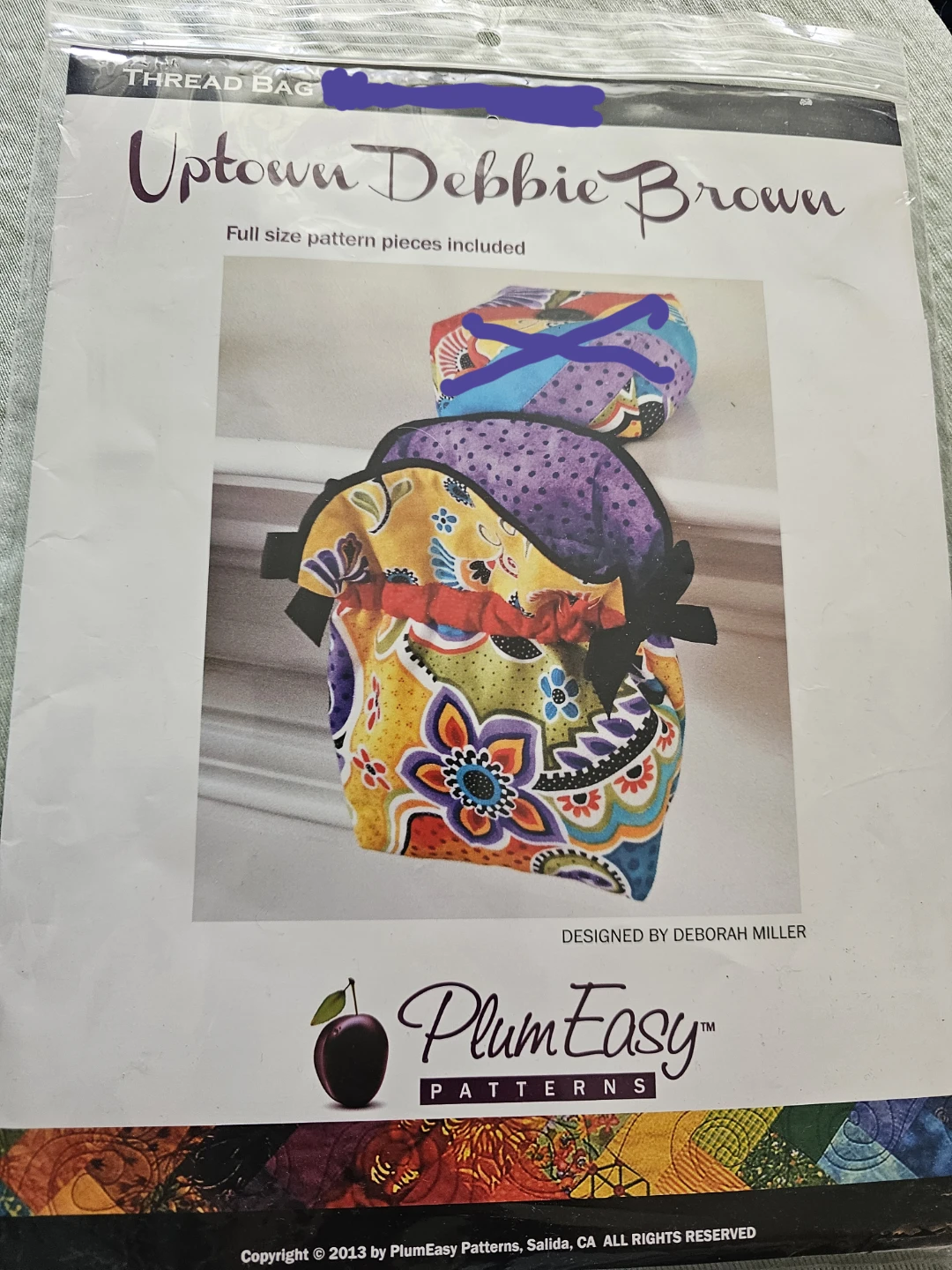 PlumEasy Patterns Uptown Debbie Brown Sewing Pattern