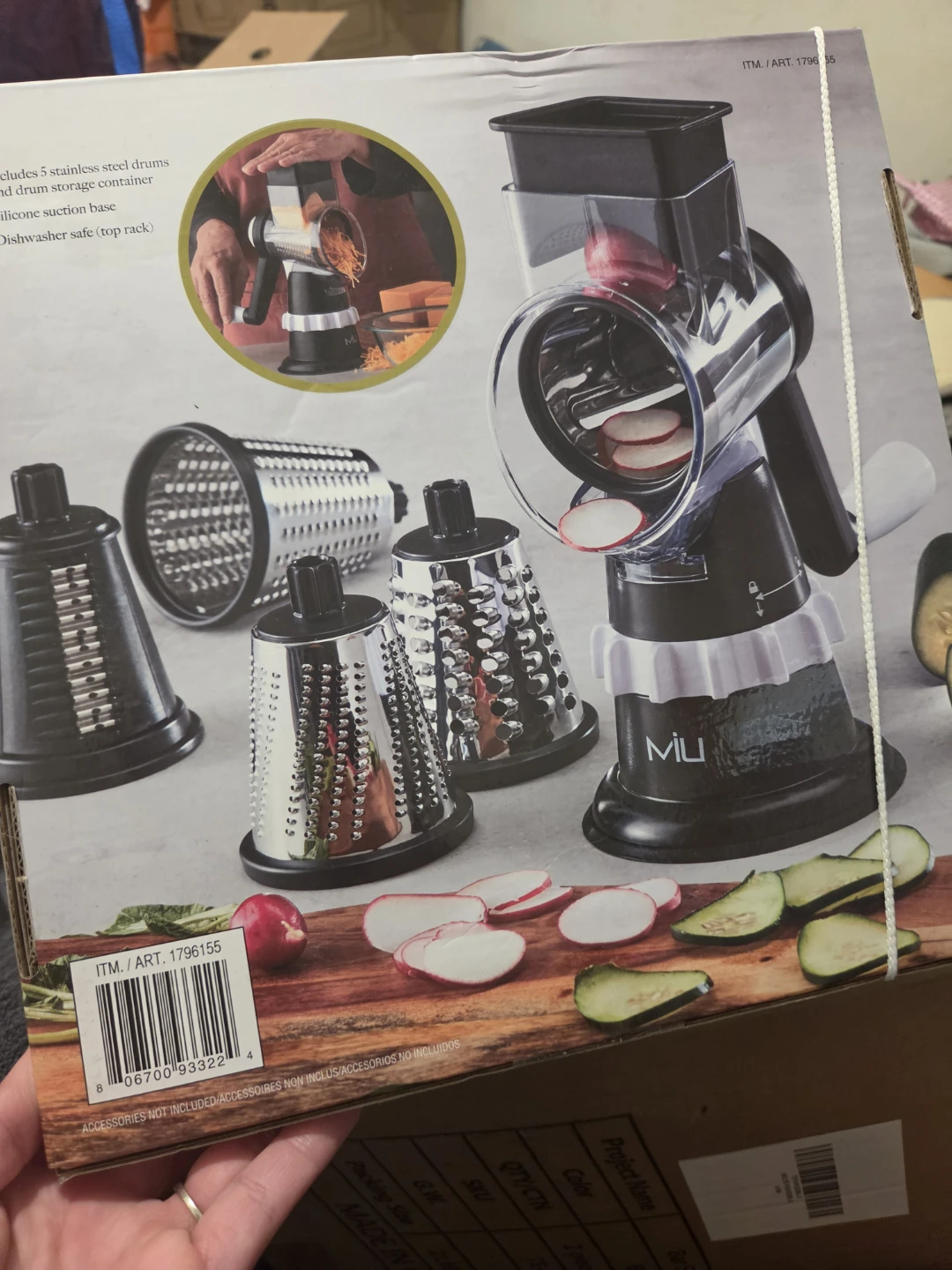 Miu France Rotary Vegetable Grater