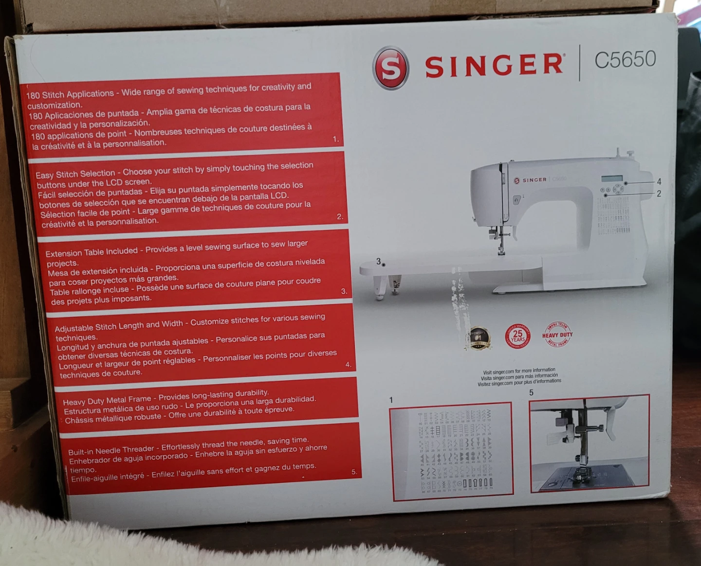 Singer C5650 Sewing Machine - photo 2