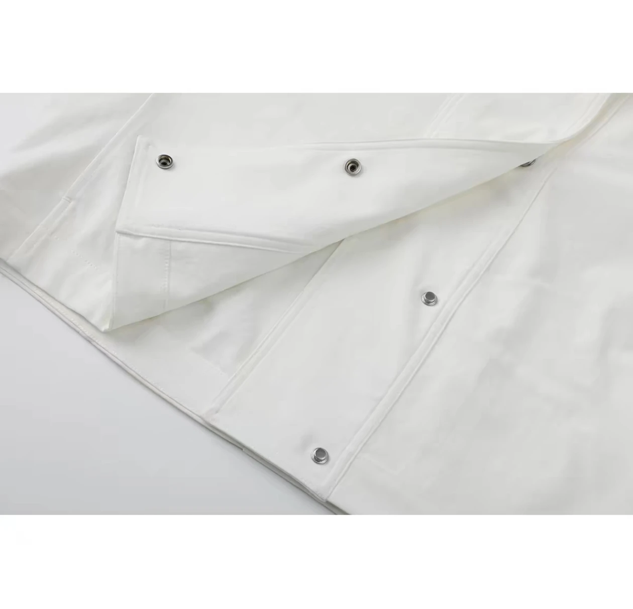 High Collar Button Front Jacket - photo 4