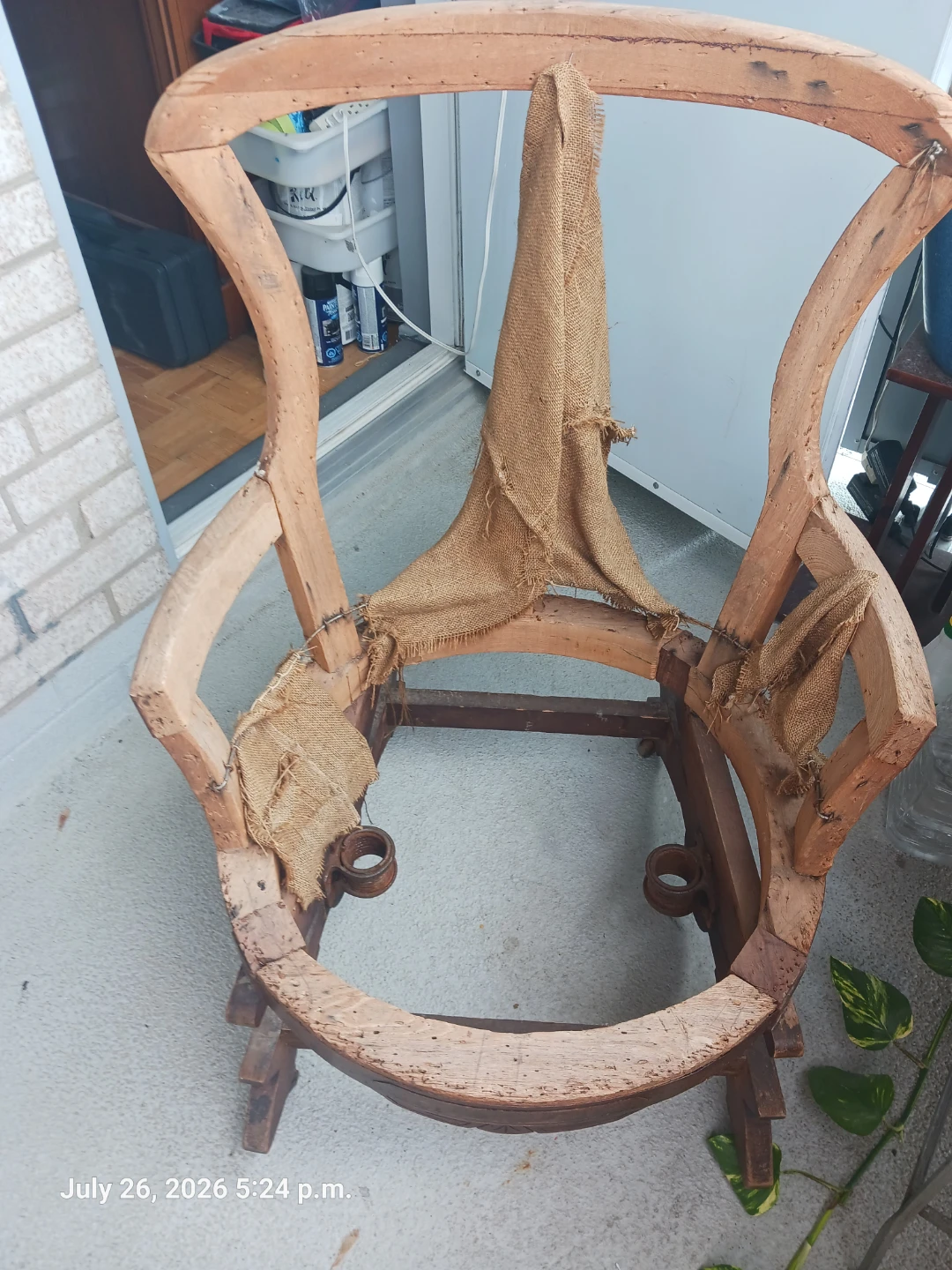 Vintage Wooden Chair Frame - photo 2
