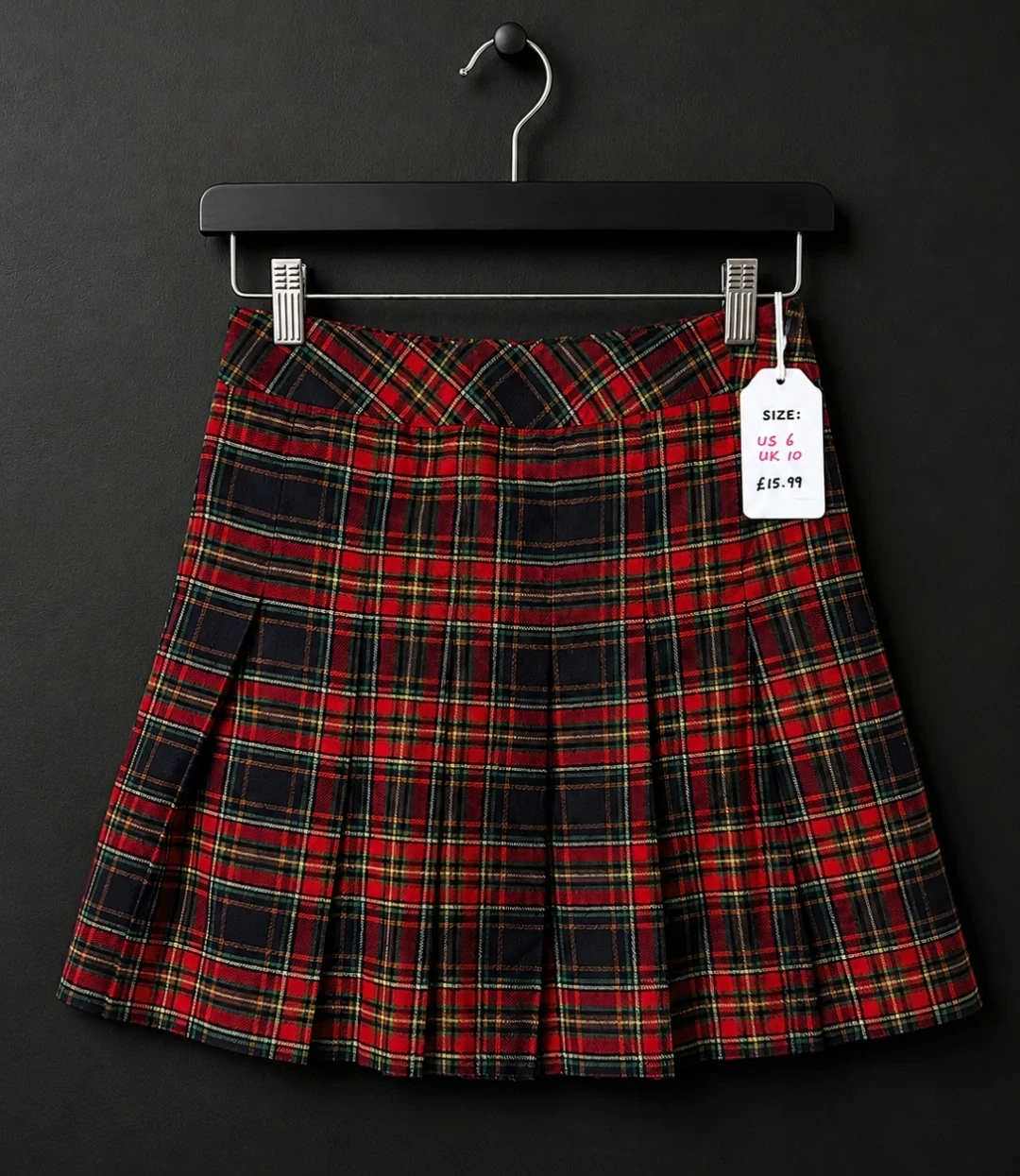 Limited Edition Tartan Pleated Skirt