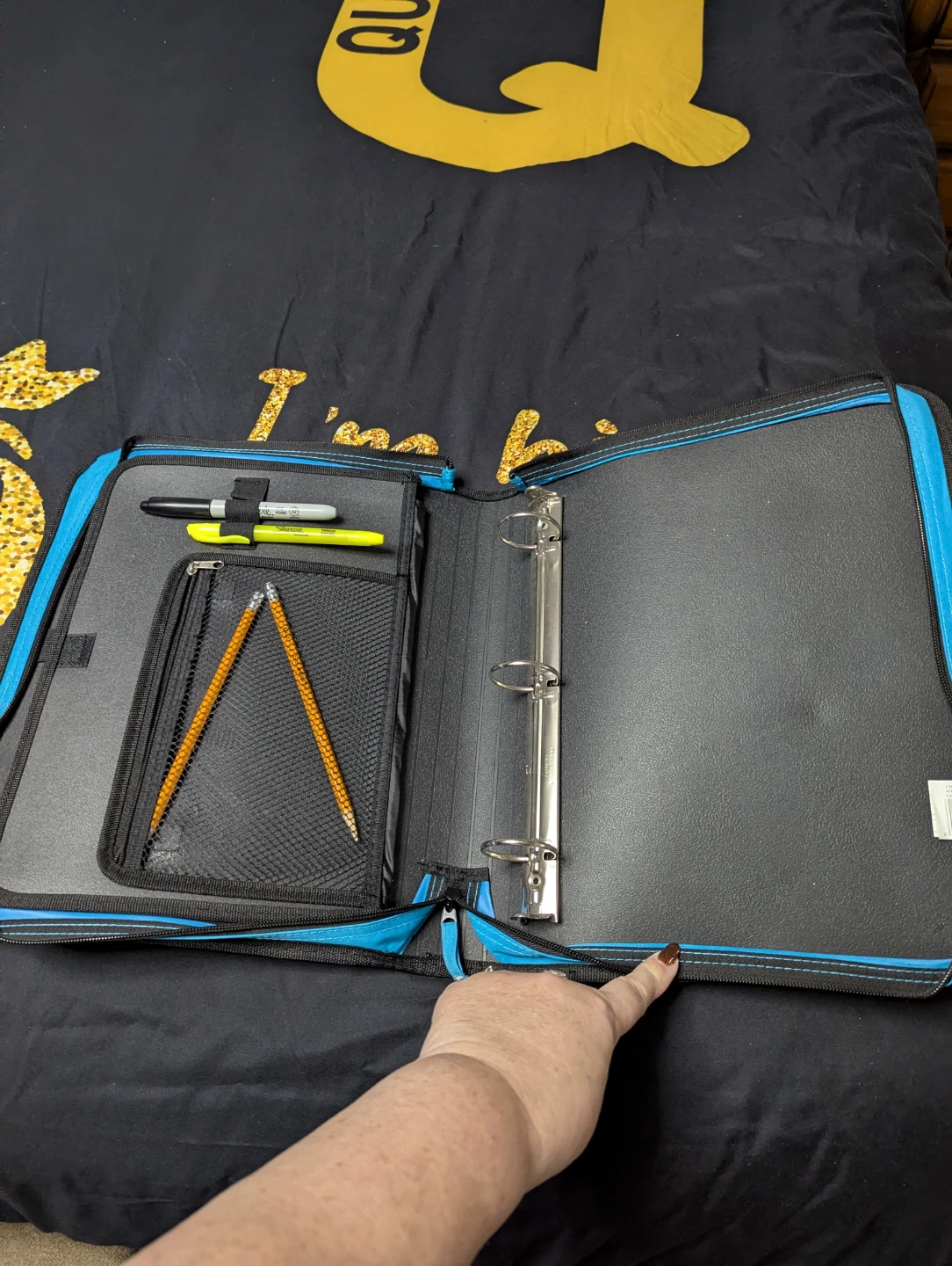 Zippered 3-Ring Binder Organizer - photo 3