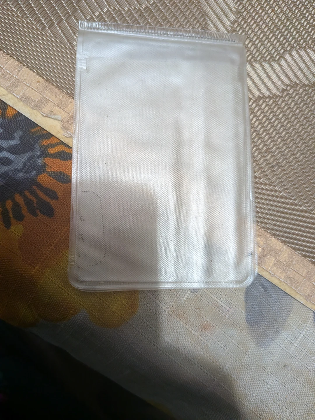 Clear Plastic Card Holder Sleeve