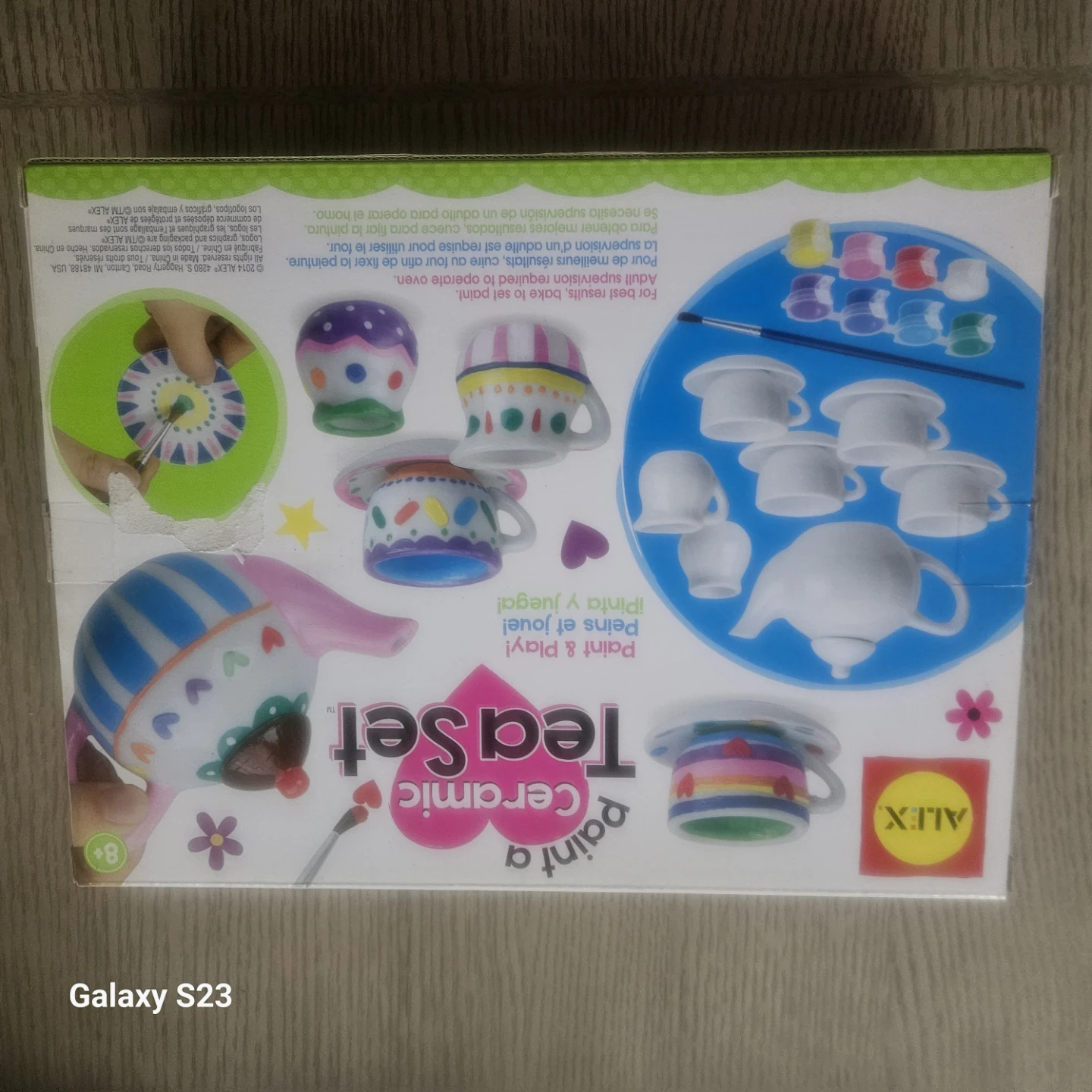 Alex Paint a Ceramic Tea Set