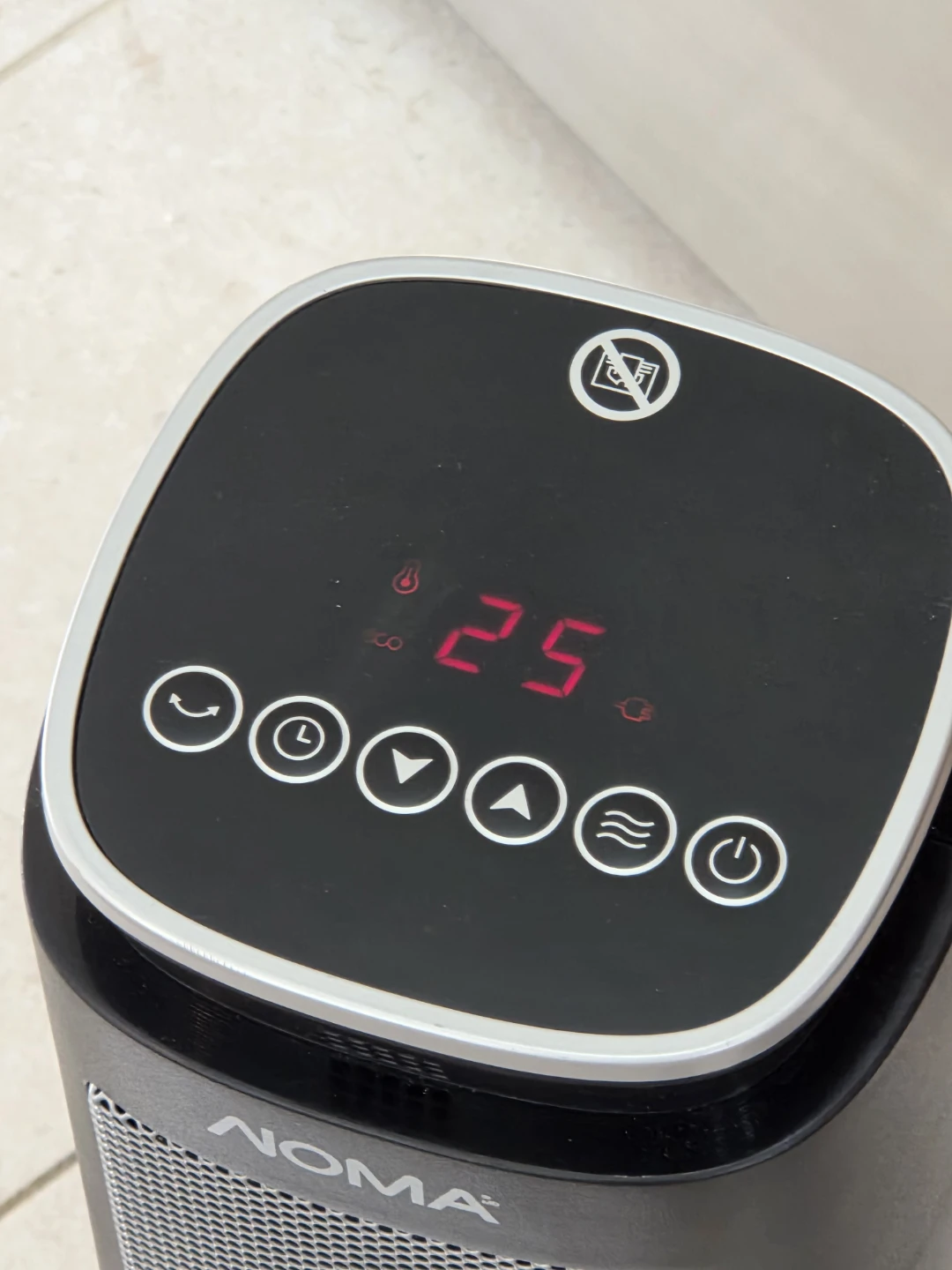 Noma Digital Ceramic Tower Heater - photo 3