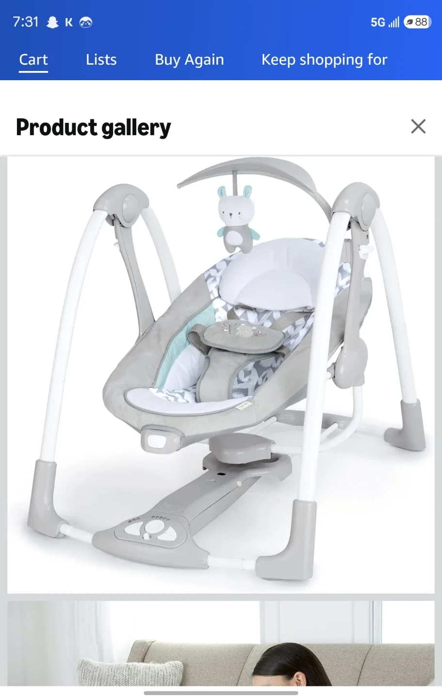 New in bCompact Portable Automatic Baby Swing & Infant Seat - photo 2