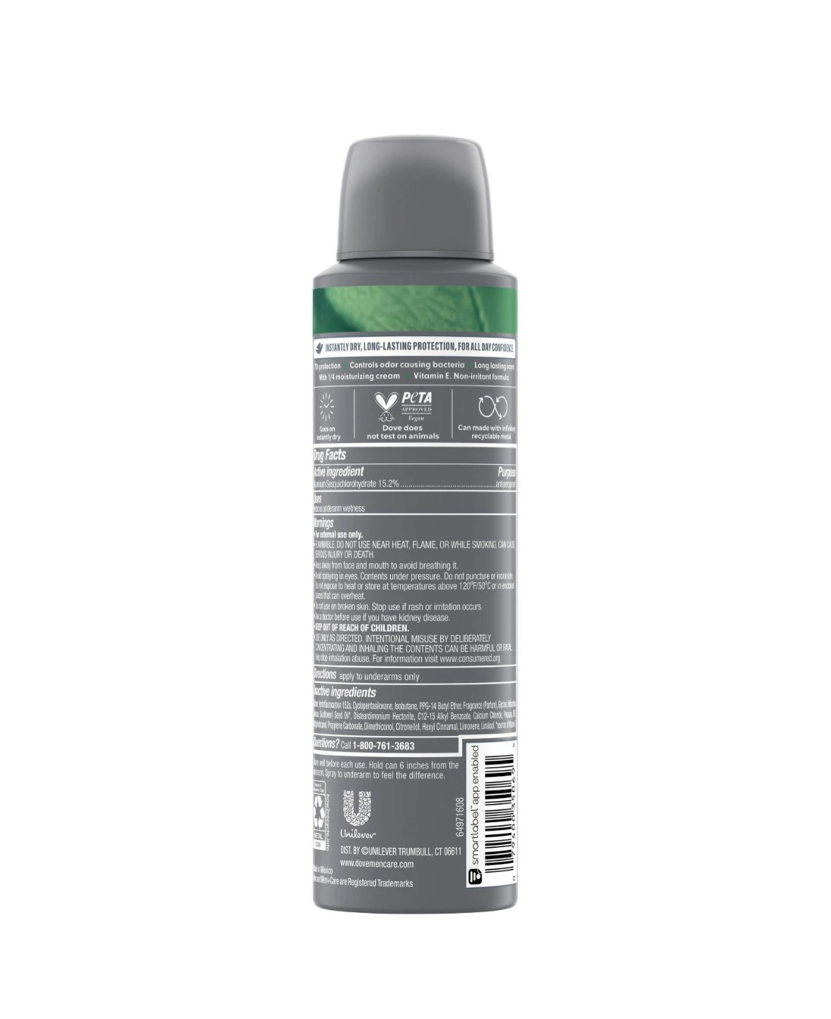 Dove Men+Care Extra Fresh Dry Spray Antiperspirant - photo 2