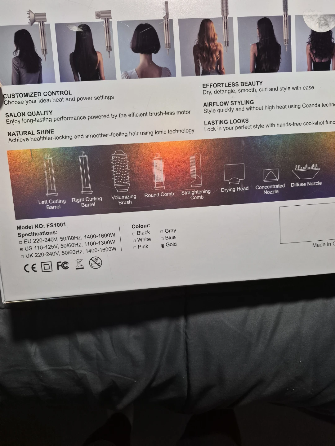 8-in-1 Multi-Functional Thermal Styler Model FS1001 - photo 4