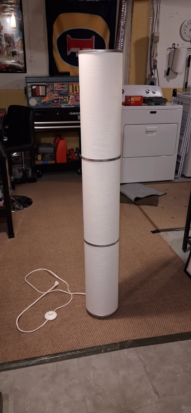 Vidja Ikea Modern Cylinder Floor Lamp