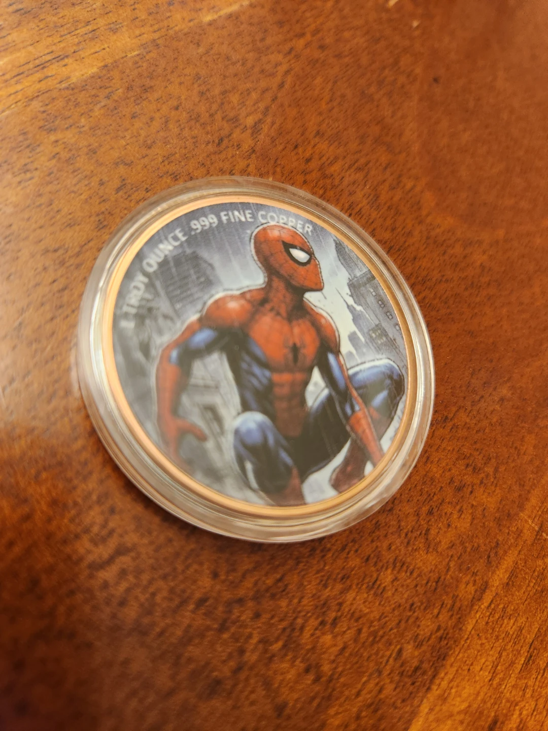 Marvel Spider-Man and Venom 1 Troy Ounce Copper Round