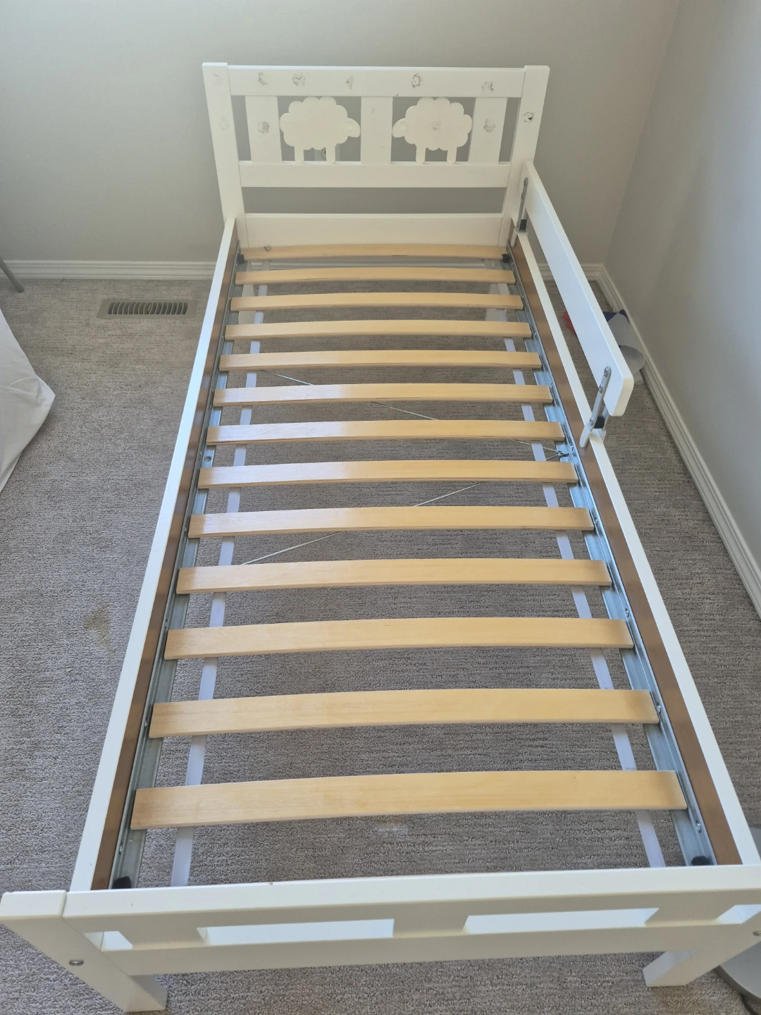 Bed frame IKEA KRITTER 160cm×70cm - photo 2