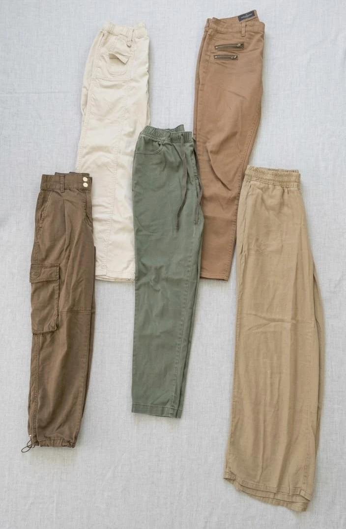 Lot of 5 Assorted Casual Pants