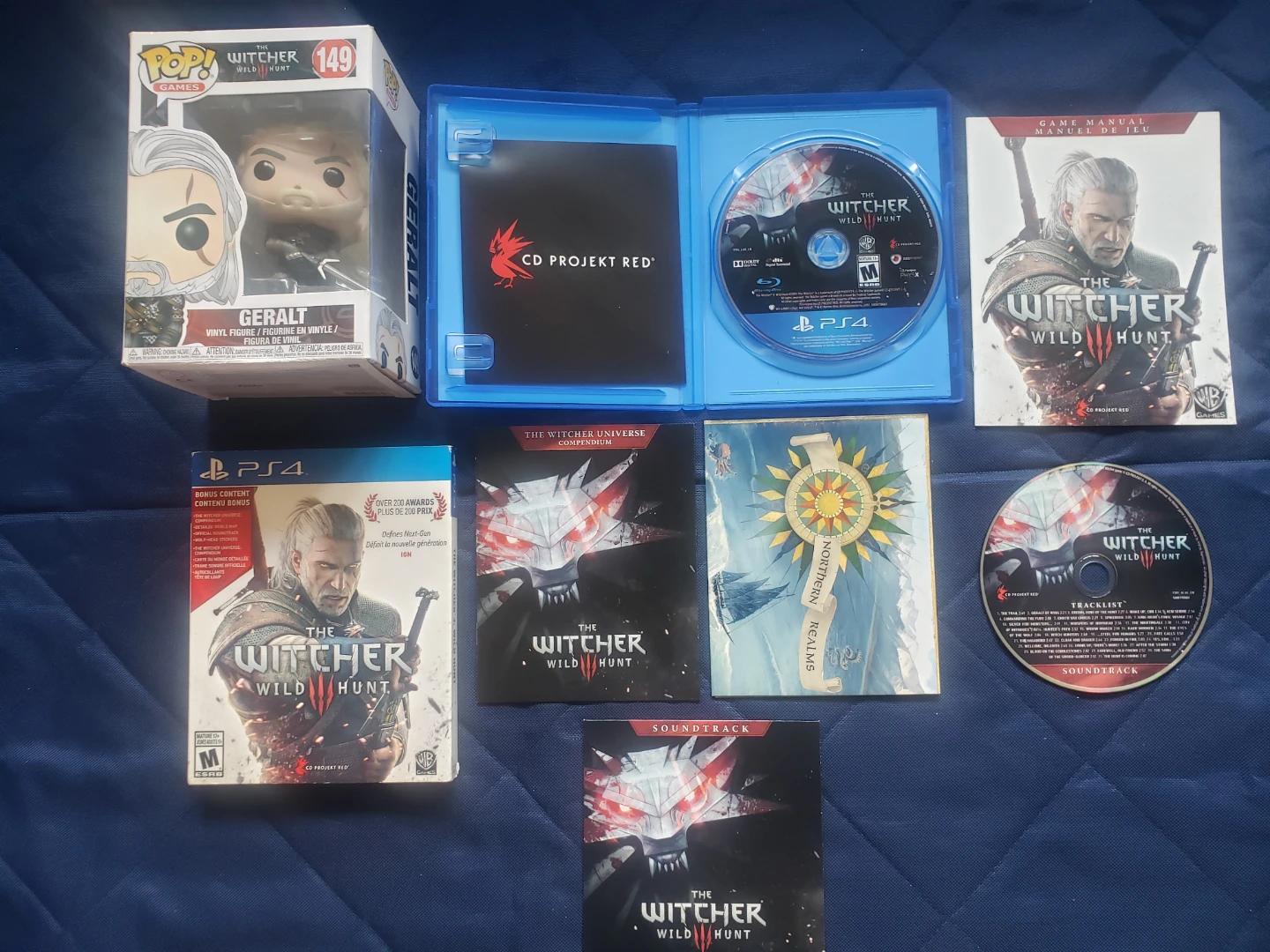 Ps4 The Witcher III Wild Hunt + Geralt Funky