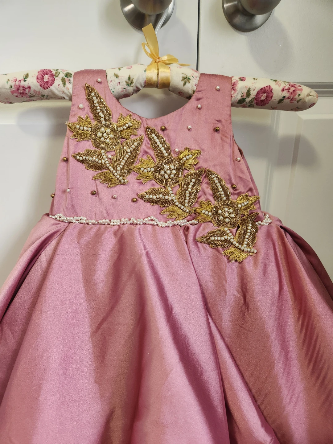 Girls Pink Formal Dress First Birthday dress - photo 4