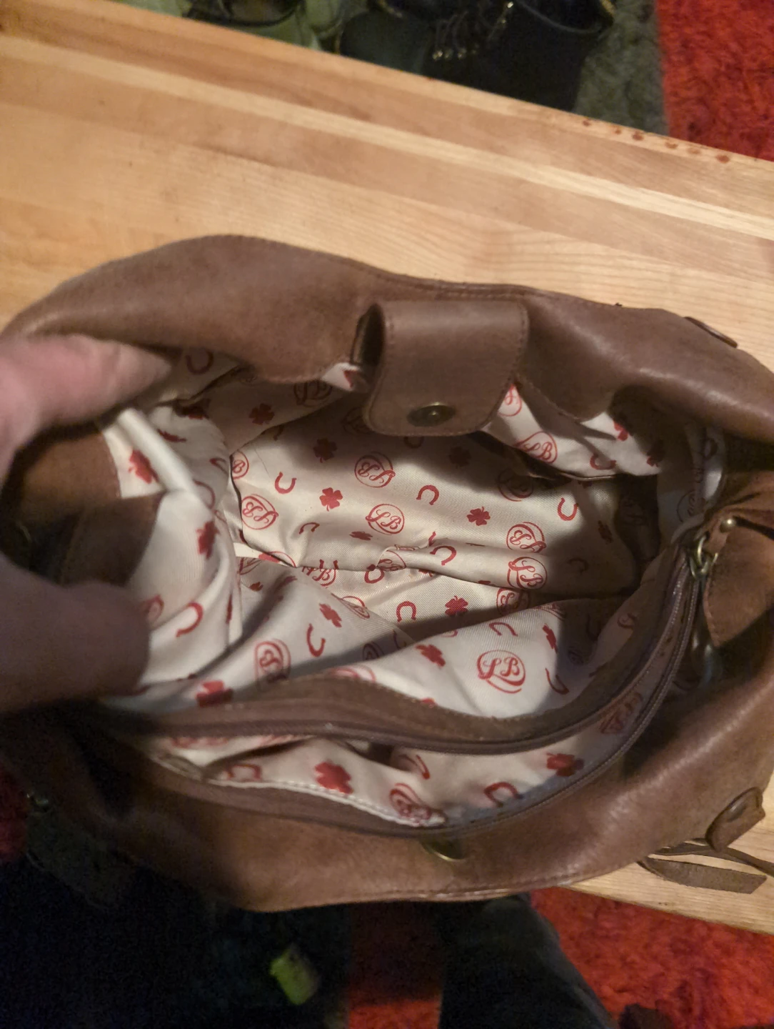 Lucky Brand Brown Leather Shoulder Bag - photo 3