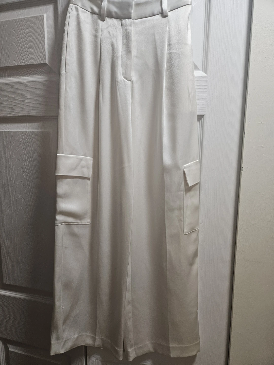 Babaton White Cargo Pants Size 00