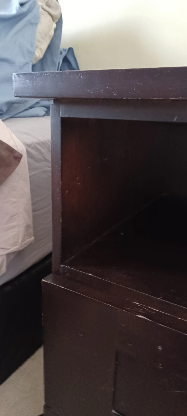 brown bedside table - photo 4