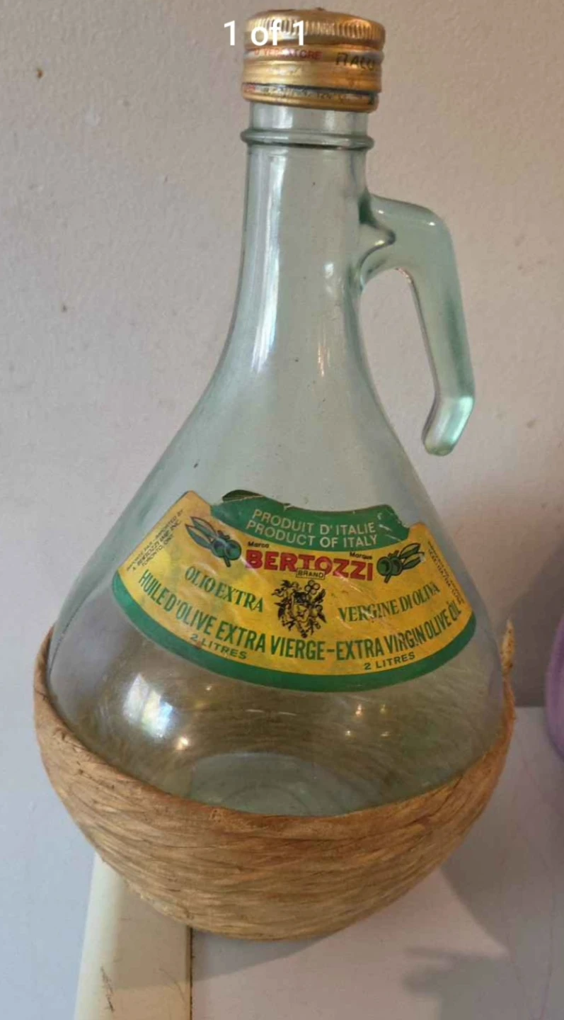 Bertozzi 2 Litre Glass Olive Oil Decanter