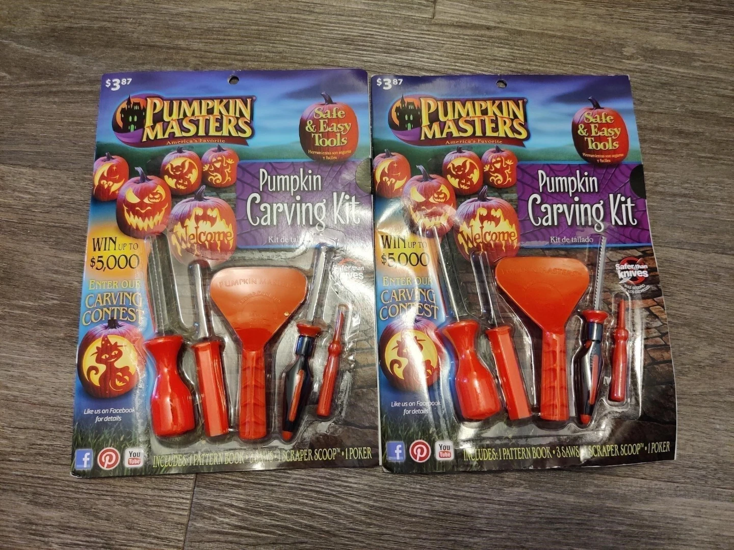 Assorted Halloween Pumpkin Carving Tools and Kits - photo 2