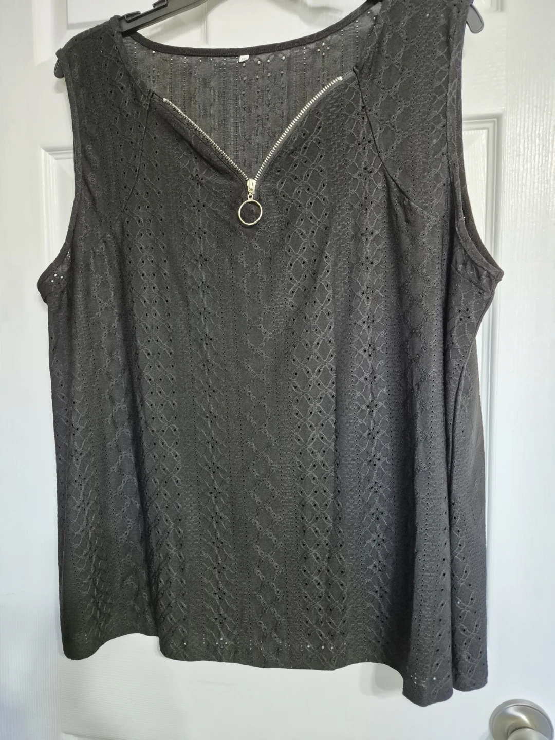 Ladies Size 5X Black Tank Top Blouse - photo 5