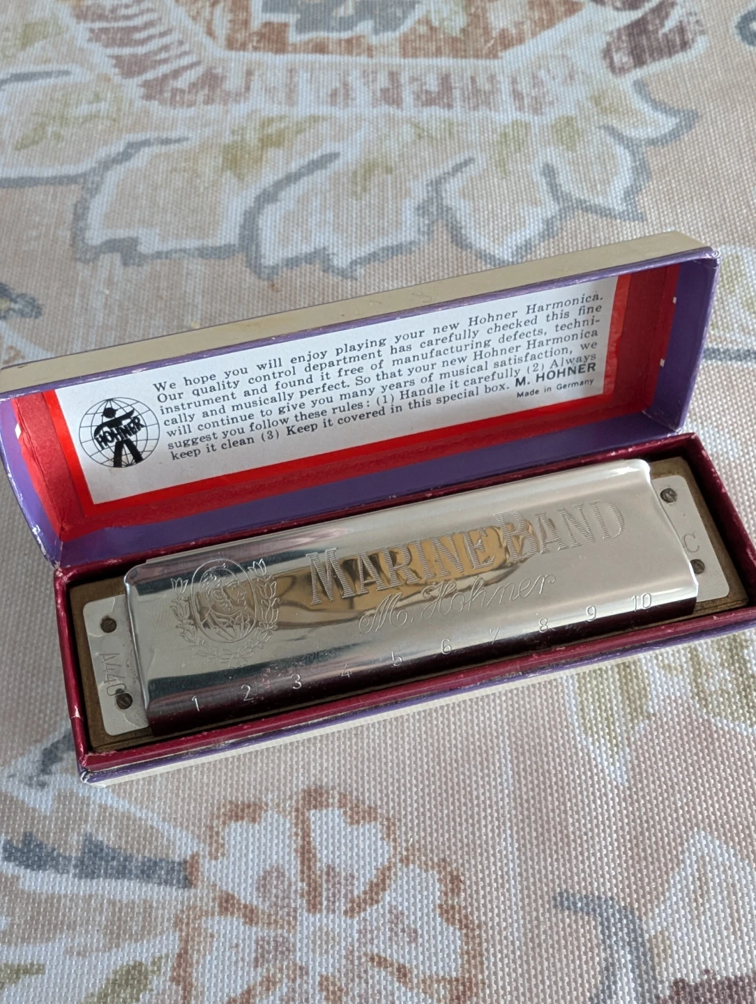 Hohner Marine Band Harmonica No. 1896